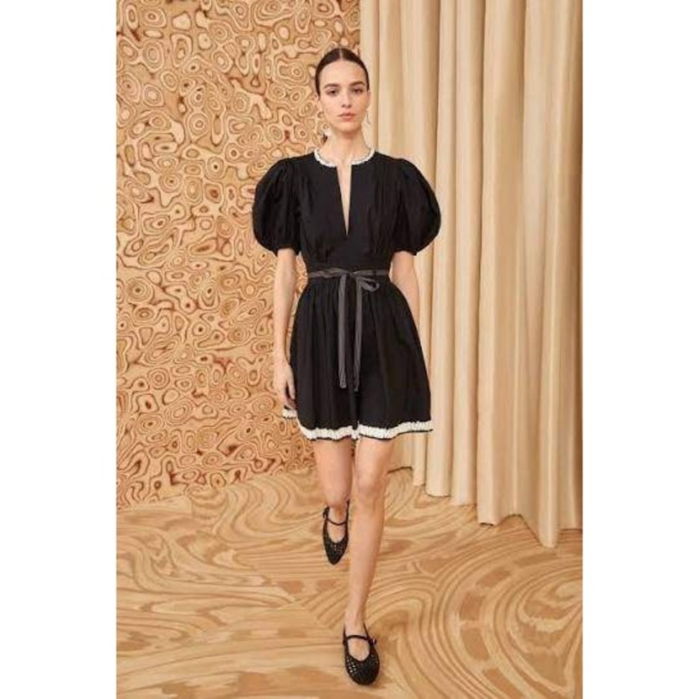 Ulla Johnson Wilda Mini Dress Black 2